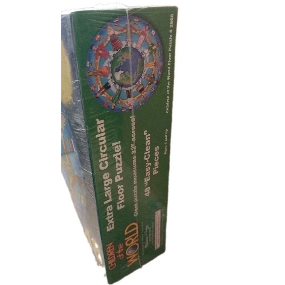 Melissa & Doug Children Of The World Circular Floor Puzzle 48 Pcs Giant Puzzle
